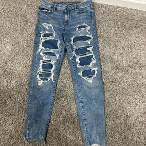 Light Blue American Eagle Ripped Jeans